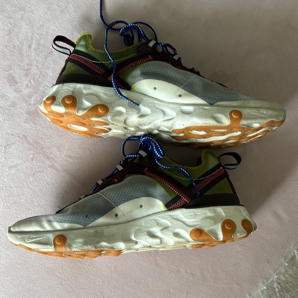 Nike React Green and Gray Size 7 - Picture 3 of 5